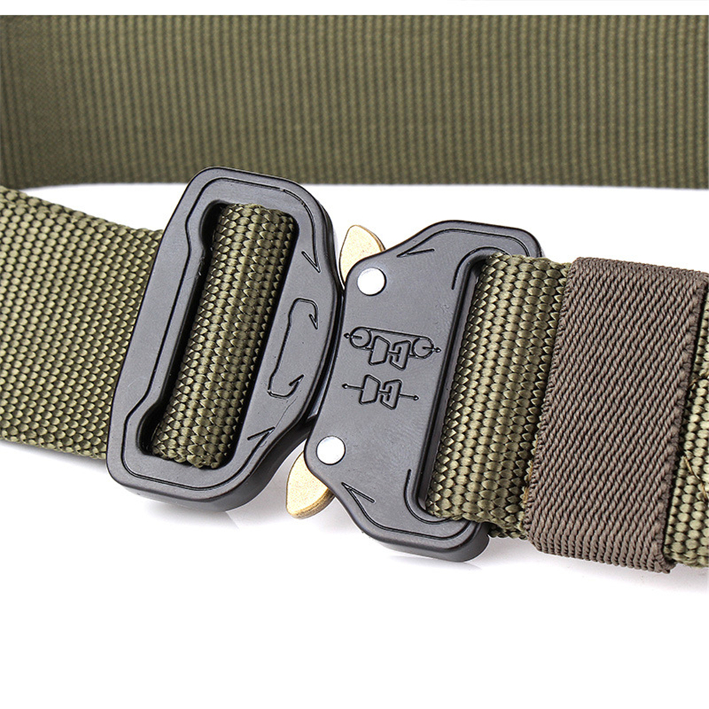 ENNIU Tactical Belt  Adjustable Military Style Nylon Belt with Metal Buckle Outdoor Sport
